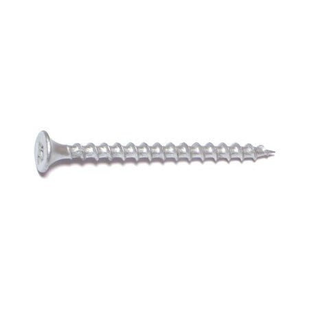 Midwest Fastener Deck Screw, #6 x 2 in, Steel, Flat Head, Square Drive, 40 PK 30704